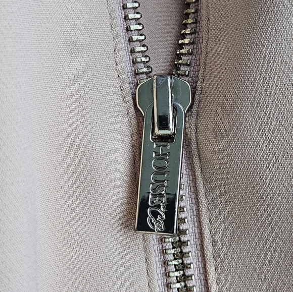 House Of CB Anuki Nude Chain Link Long Sleeve Body Hugging Dress - Picture 5 of 15